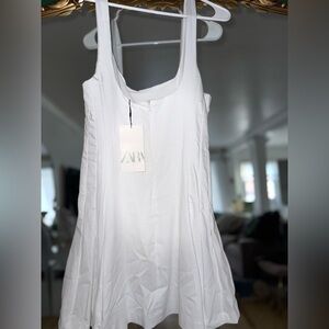 Zara Classic White Dress